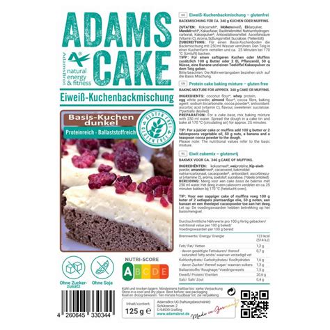 adams cake basis kuchen dunkel