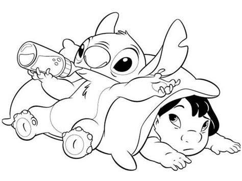 printable stitch coloring pages everfreecoloringcom
