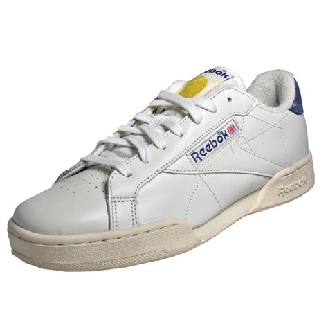 reebok classic npc uk ii tb mens casual court retro trainers  white