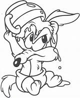 Looney Tunes Baby Coloring Pages Para Colorear Toons Coloriage Imprimer Coyote Dibujos Taz Color Bebes Disney Dessin Bunny Cartoon Le sketch template