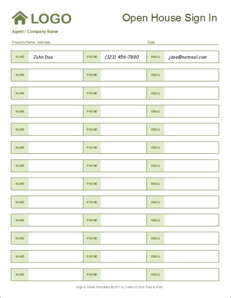 downloadable printable open house sign  sheet   addition  basic contact information