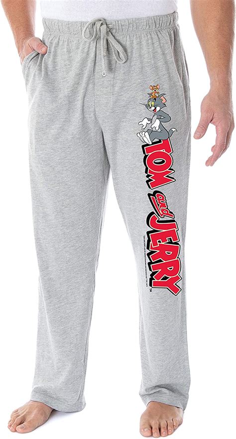 tom and jerry men s vintage cartoon characters and logo loungewear