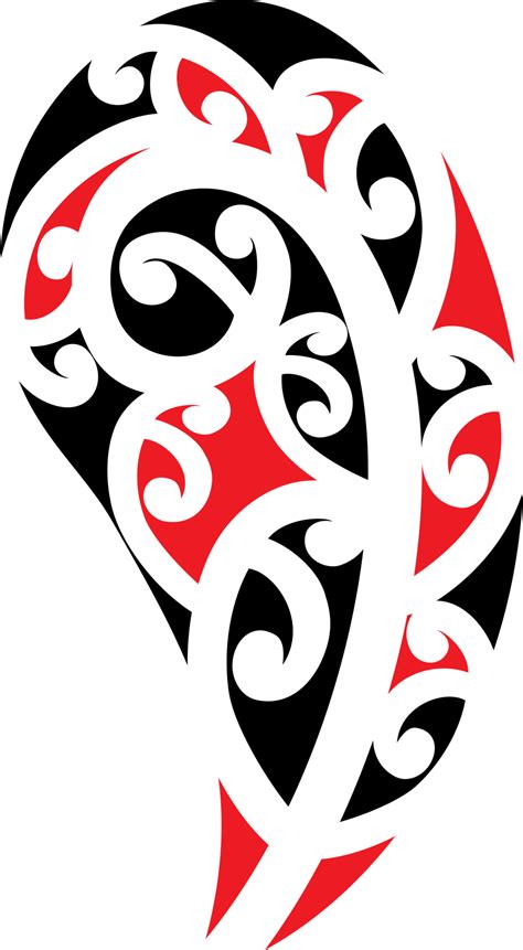 satz von maori tribal tattoo png illustration  png