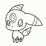 Coloring Pages Umbreon Pokemon Espeon Becuo Related sketch template