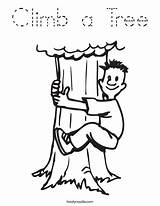Climb Coloring Down Tree Climbing Hug Arbol Boy Pages Robert Munsch El Color Dad Noodle Outline Loves Nature Hugging Print sketch template