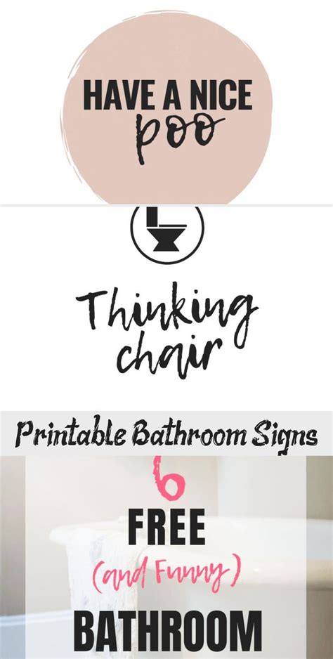 printable bathroom signs bathroom printables bathroom signs