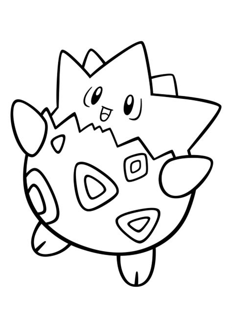 togepi coloring page pokemon coloring page coloring home