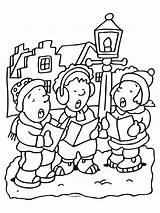 Singing Christmas Coloring Pages Coloringpages1001 sketch template