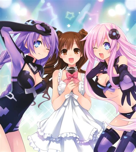 purple heart nepgear purple sister and ayane neptune and 2 more