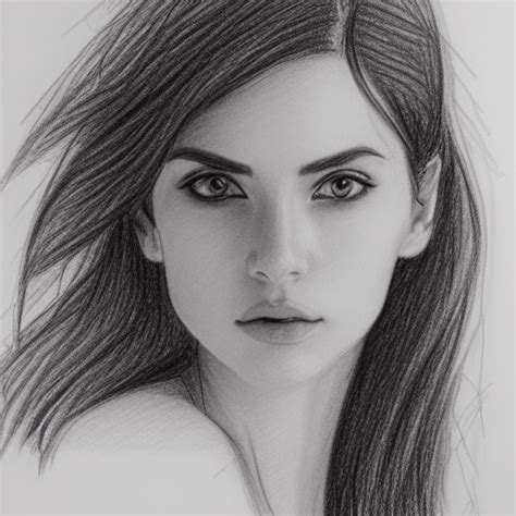 sketch of the most beautiful woman in the world · creative fabrica