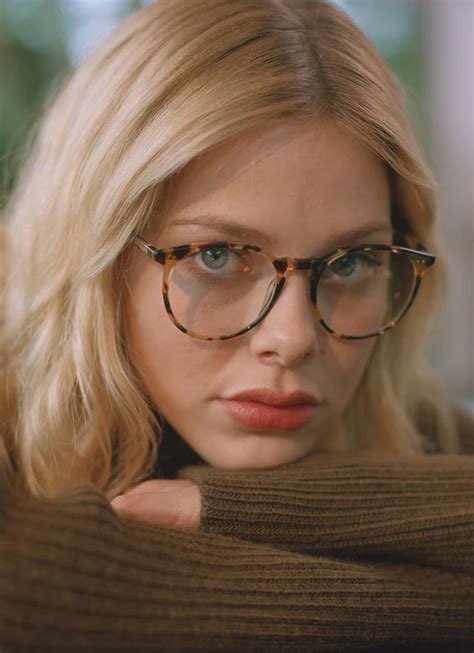 morningside eyeglasses garrett leight blonde with glasses blonde