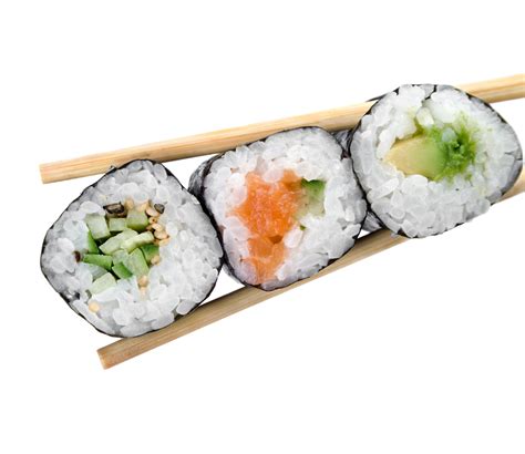 the healthiest sushi rolls