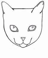 Cat Face Coloring Pages Clipartbest Colouring Cheshire Choose Board Drawing Drawings sketch template