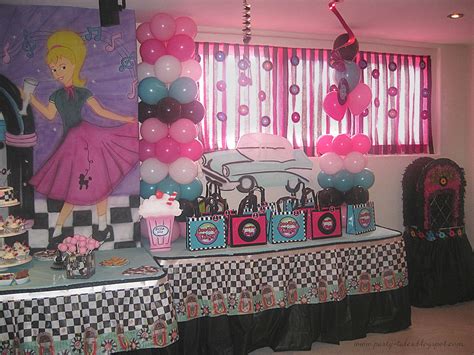 party tales ~ birthday party ~ 50 s diner sock hop party part 1