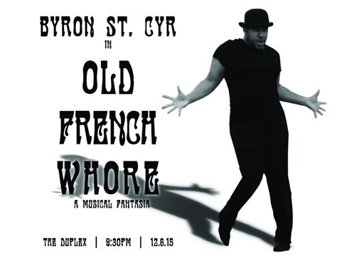 Byron St Cyr Old French Whore Purplepass