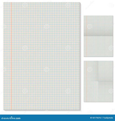blank lined page template stock vector illustration  notice
