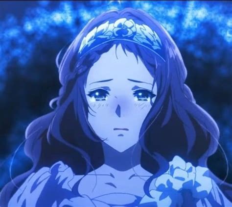 blue sad anime girl pfp fotodtp