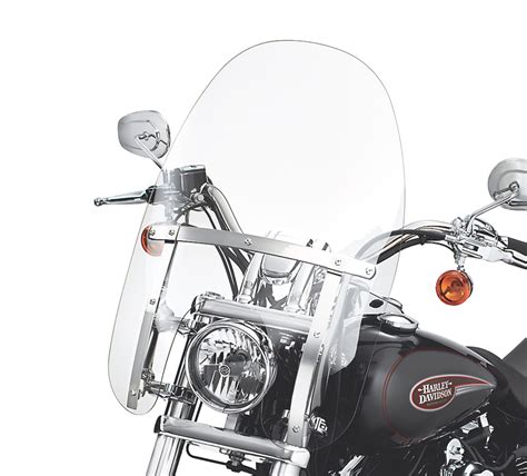 Harley Davidson Detachable Windshield Used J 129 Motorcycle Parts Parts