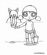 Horse Girl Coloring Pages Riding Print Color Rider School Equitation Getcolorings Hellokids Sport Equestrian Online Colorings Printable sketch template