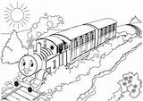 Coloring Thomas Friends Pages Kids Print sketch template