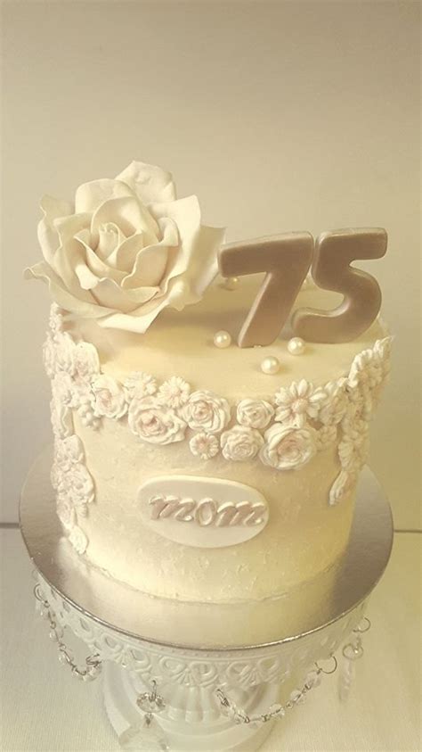 75th Birthday Cake Ideas For Mom Martinez Olivia