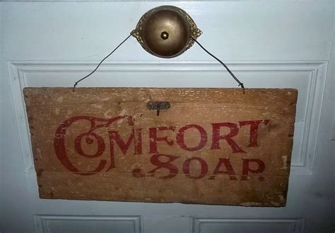 vintage advertising soap crate sign  comfort soap  victoriasjems  ruby lane