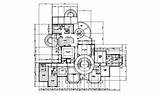 Drawing Plan Detail Autocad Bungalow Residential Working Details House Cad Layout Architecture Auto Family Dwg  Cadbull Description sketch template