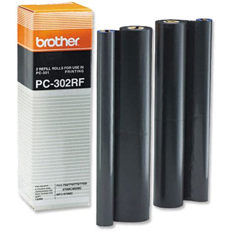 brother fax ribbon thermal page life pp black officemachinesnet