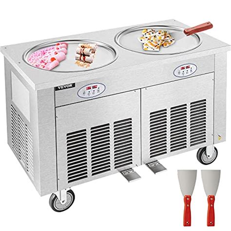 Vevor 2200w Commercial Ice Cream Machine 20 To 28l Or 5 3 To 7 4galper