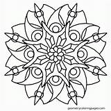 Coloring Pages Geometry Sacred Popular sketch template