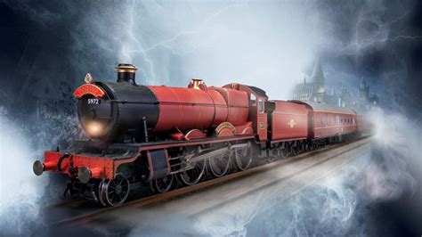 hornbys hogwarts express electric train set hits  tracks