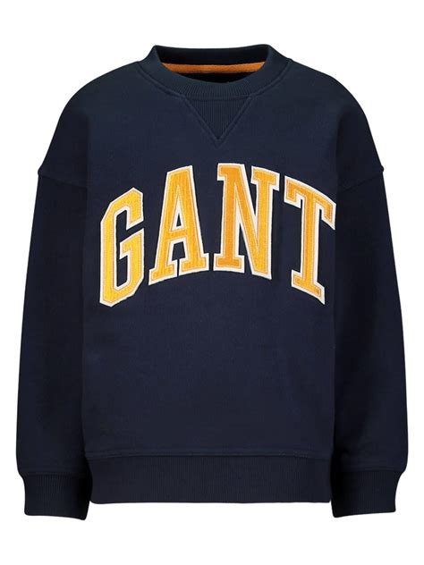 gant sweatshirt graphic  blauw voor jongens nickiscom