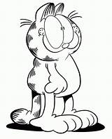 Garfield Ausmalbilder Ausmalbild Odie Comics Sunday sketch template