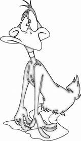 Duck Daffy Coloring Pages Taz Wanted sketch template