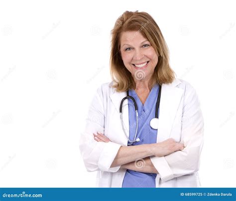Middle Aged Female Doctor Stock Image Image Of Medical 68599725