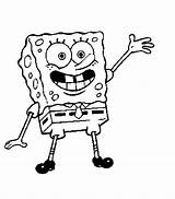 Esponja Patricio Spongebob sketch template