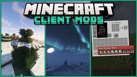 top  client side mods  minecraft   forge fabric mcmodx
