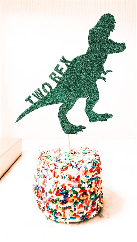dinosaur cake topper  rex cake topper  birthday etsy