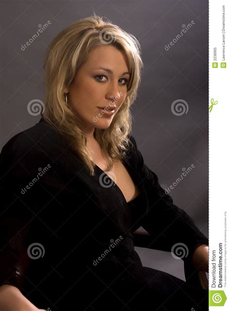 Portret Van Sexy Vrouw Stock Afbeelding Afbeelding Bestaande Uit Slank