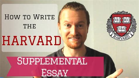 write  harvard supplemental essay youtube