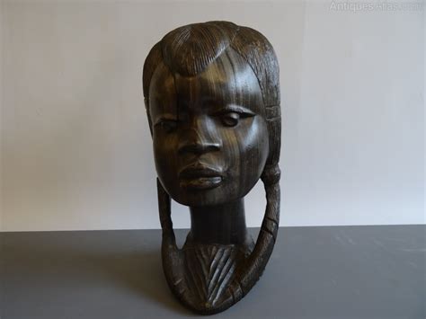 antiques atlas ebony carved head