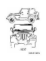 Coloring Jeep Cherokee Pages Car sketch template