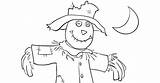 Scarecrow Spear Kevin sketch template