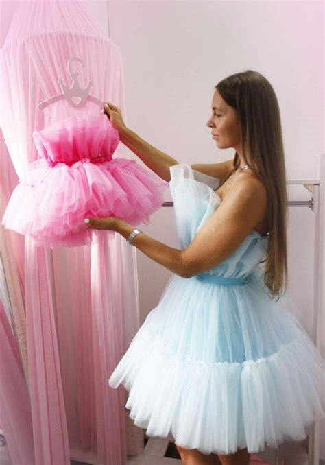 Hot Pink Barbie Style Tulle Dress For Women Hot Pink