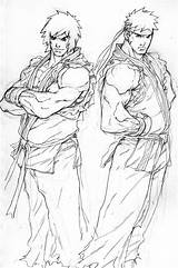 Ken Fighter Ryu Street Coloring Para Sagat Drawing Colorir Iv Desenhos Deviantart Pages Choose Board sketch template