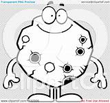 Asteroid Smiling Outlined Coloring Clipart Vector Cartoon Thoman Cory sketch template