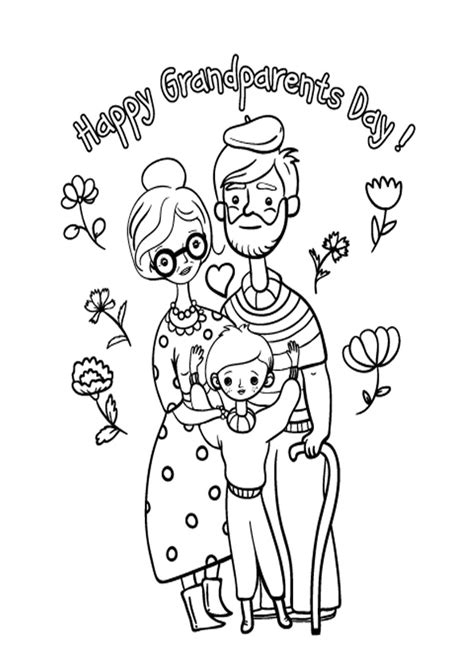 grandparents day coloring pages png coloring pages