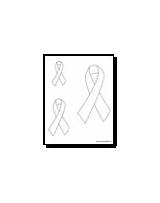 Awareness Coloring Pages Ribbon Ribbons Printable 54k sketch template