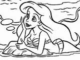 Mermaid Mermaids Swimming sketch template
