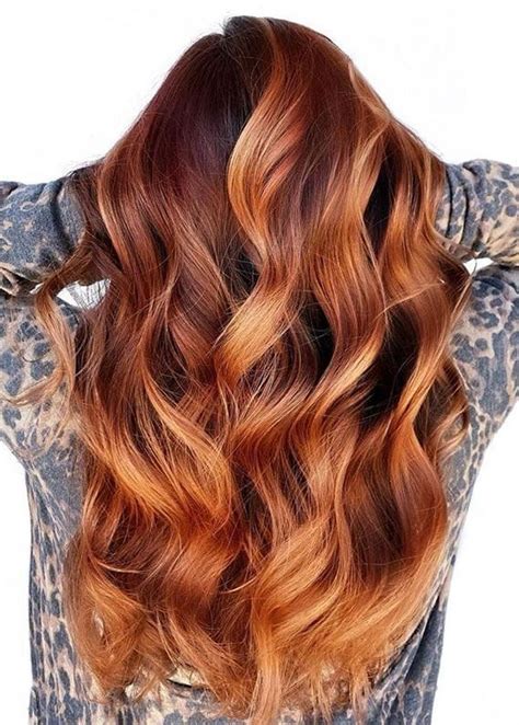 best copper balayage hair color shades to show off nowadays absurd